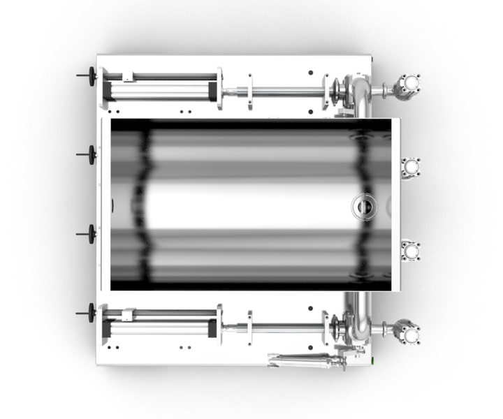 Industrieller Produktspender 5&ndash;50 ml, pneumatischer Vierkolben-Titan-Spender TTPF-4/5-50/BV30, Modell Titan Dispenser TTPF-4/5-50/BG80 фото