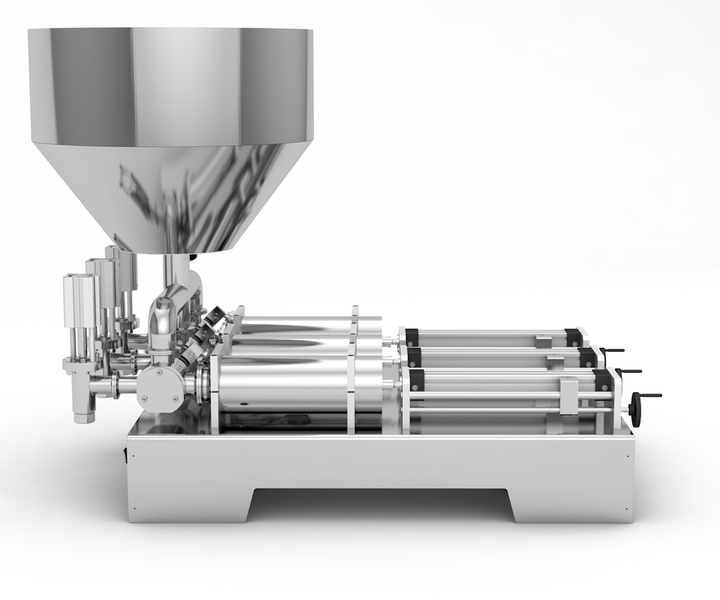 Volumetrischer technischer Dosierer 150 - 1500 ml Dreikolben-Titan-Dosierer TTPF-3/150-1500/BG80-MH, pneumatisch TTPF-3/150-1500/BV30-H фото
