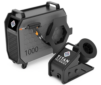 Specialized TLW-1000W-PRO F4 laser welding machine Titan Technics ZigZag Screan Control 1 kW for welding, cutting, cleaning the weld seam of aluminum and duralumin 1000 W at 220 V