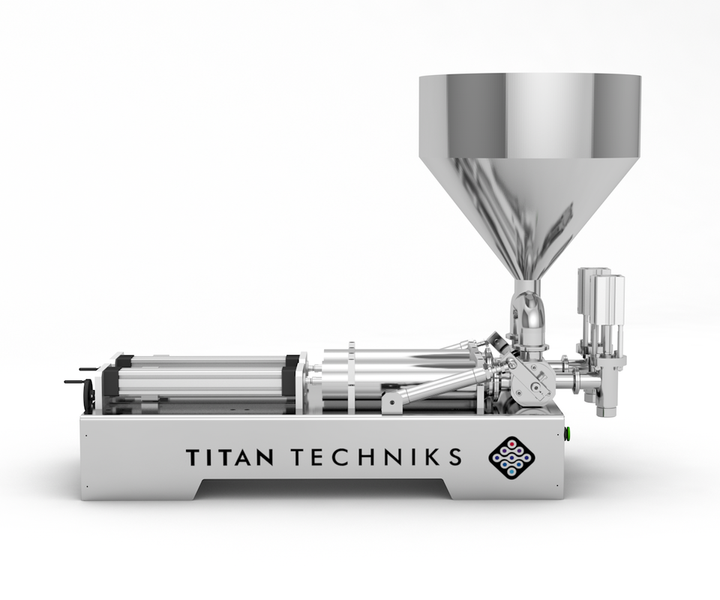 Maschine zum Abf&uuml;llen technischer Fl&uuml;ssigkeiten 100&ndash;1000 ml, pneumatischer Zweikolben-Titan-Dispenser TTPF-2/100-1000/BG80-M TTPF-2/100-1000/BV50 фото