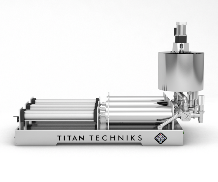 Piston precision dosing system technical 150 - 1500 ml single-piston TTPF-1/200-2000 pneumatic Titan Dispenser