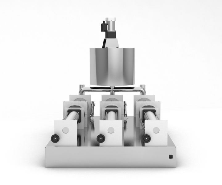 Piston precision dosing system technical 150 - 1500 ml single-piston TTPF-1/200-2000 pneumatic Titan Dispenser