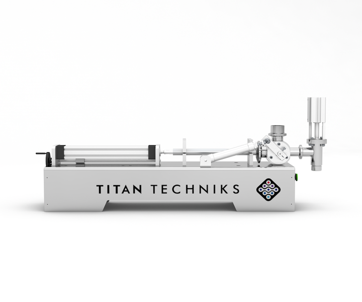 Food dosing machine 5 - 50 ml single-piston TTPF-1/5-50/BG80 pneumatic Titan Dispenser