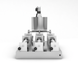 Piston precision dosing system technical 150 - 1500 ml single-piston TTPF-1/200-2000 pneumatic Titan Dispenser