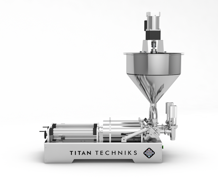 Industrial food dispenser 100 - 1000 ml two-piston TTPF-2/100-1000/BV50-M pneumatic Titan Dispenser