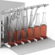 Electronic liquid dispenser 7 pumps 4 - 5200 ml TTELM-7/4-5200/220/445 industrial for liquids