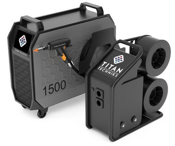 Professional TLW-1500W-PRO F4 laser welding machine Titan Technics ZigZag Screan Control 1.5 kW for welding, cutting, cleaning weld seams of stainless metals and stainless steel 1500 W at 220 V