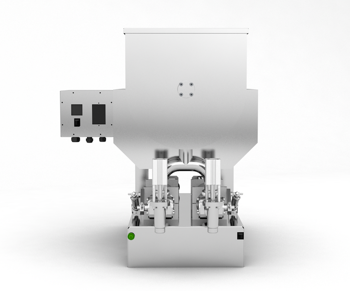 Volumetrischer medizinischer Dispenser 100 - 1000 ml Zweikolben-Pneumatikdispenser TTPF-2/100-1000/BV30-MH Titan Dispenser TTPF-2/100-1000/BG80-MH фото