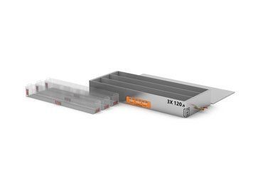 Mehrkammer-Ultraschallreinigungsanlage f&uuml;r die Industrie mit 3 Kammern 120 L in Langversion TUS-120P1772424ST3L Titan Techniks zur Reinigung von Bauteilen TUS-120P1772424ST3L фото