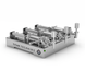 Piston dispenser for products 150 - 1500 ml three-piston TTPF-3/150-1500/BG80 pneumatic Titan Dispenser
