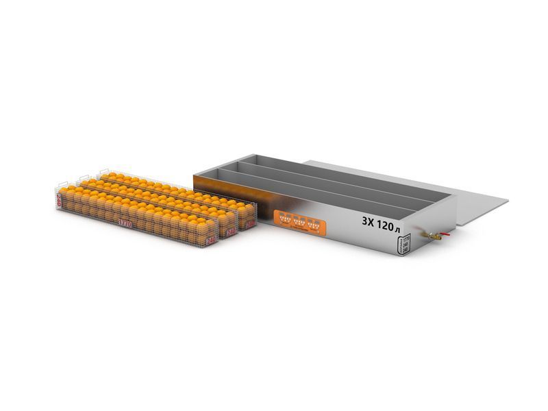 Mehrkammer-Ultraschallreinigungsanlage f&uuml;r die Industrie mit 3 Kammern 120 L in Langversion TUS-120P1772424ST3L Titan Techniks zur Reinigung von Bauteilen TUS-120P1772424ST3L фото