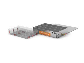 Industrielle Ultraschallreinigungsanlage f&uuml;r mehrstufige Reinigung mit 3 Kammern 50 L mit Leistungsregelung, Entgasung und zwei Frequenzen TUS-50PRDF9702219ST3 Titan Laser zur Reinigung von Bauteilen TUS-50PRDF9702219ST3 фото