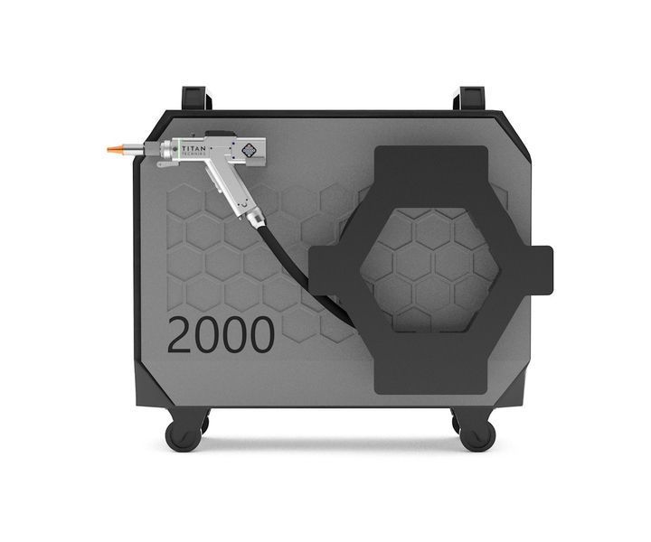 Технологічний TLW-2000W-PRO F4 зварювальний верстат лазерний Титан Технікс ZigZag Screan Control 2 кВт для зварювання різання очищення зварювального шва алюмінію та дюралі 2000 Вт на 220 В TLW-2000W-PRO-F4CW-P1-220 фото