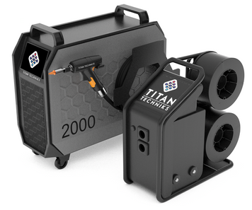Titan Techniks TLW-2000W-PRO F4 Handheld Laser Welding Machine ZigZag Screan Control 2kW for Cutting Carbon Steel Weld Cleaning 2000W 220V