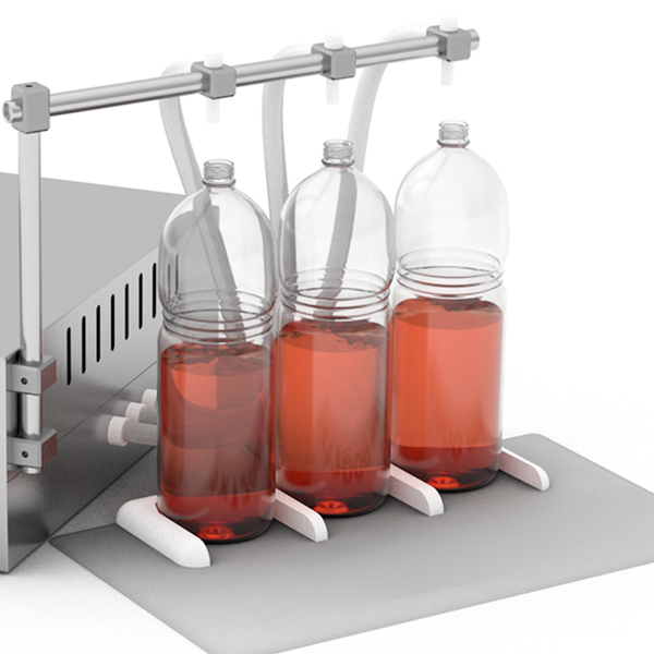Membrane dispenser apparatus 4 pumps 20 - 14000 ml TTELM-4/20-14000/220/610 with electric control for production