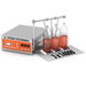 Membrane dispenser apparatus 4 pumps 20 - 14000 ml TTELM-4/20-14000/220/610 with electric control for production