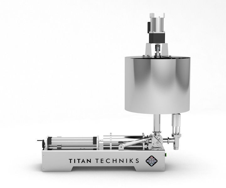 Dosing station technical 50 - 750 ml single-piston TTPF-1/50-750/BV30-МH pneumatic Titan Dispenser