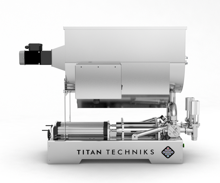Dosing unit technical 20 - 200 ml double-piston TTPF-2/20-200/BG80-MH pneumatic Titan Dispenser