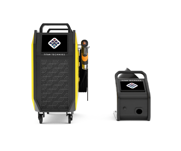 Exclusive TLW-1500W-PREMIUM F5 laser welding machine Titan Laser WELD360 1,5 kW for cutting, cleaning the weld seam, welding batteries and accumulators copper brass bronze 1500 W at 220 V