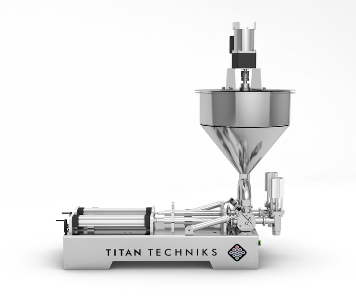 Piston dosing apparatus medicines 10 - 100 ml double-piston TTPF-2/10-100/BV30-M pneumatic Titan Dispenser