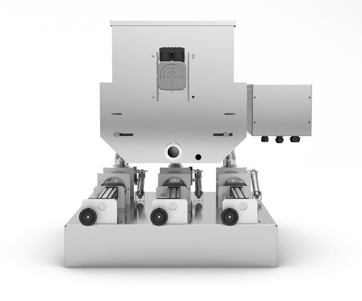 Automatic liquid dispenser 100 - 1000 ml three-piston TTPF-3/100-1000/BV30-MH pneumatic Titan Dispenser