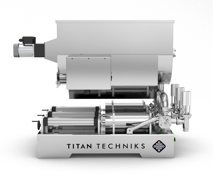 Automatic liquid dispenser 100 - 1000 ml three-piston TTPF-3/100-1000/BV30-MH pneumatic Titan Dispenser