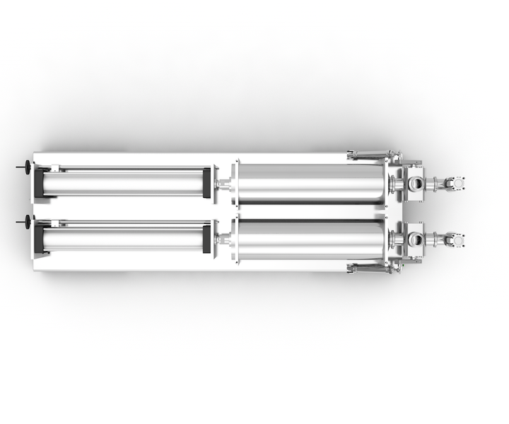 Technical dosing unit 500 - 5000 ml two-piston TTPF-2/500-5000/BG80 pneumatic Titan Dispenser