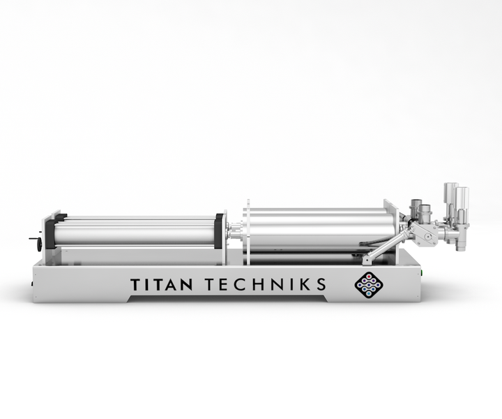 Technical dosing unit 500 - 5000 ml two-piston TTPF-2/500-5000/BG80 pneumatic Titan Dispenser