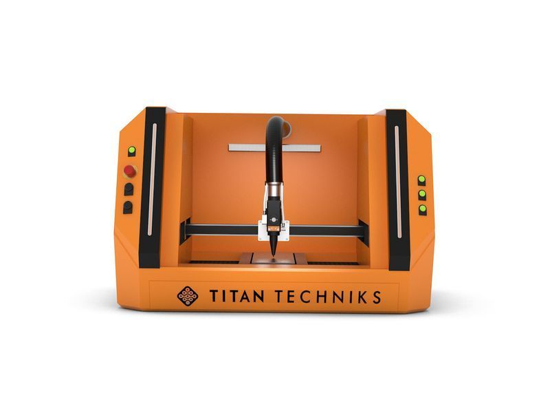 Настольный волоконный лазер для высокоточной резки металла TLC-1200W-3020-220V Titan Techniks 1,2 кВт для чистой резки бронзы и меди 220 V TLC-1200W-3020-220V фото