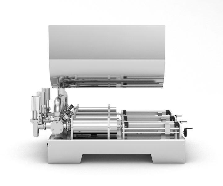 Piston dispensing device for medicines 150 - 1500 ml three-piston TTPF-3/150-1500/BV30 pneumatic Titan Dispenser