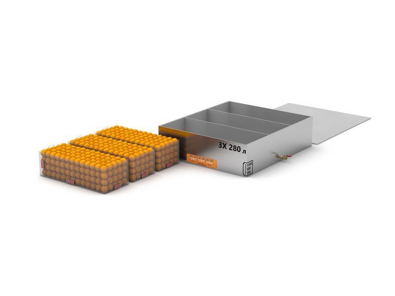 Industrielle Mehrkammer-Ultraschallreinigungsanlage mit 3 Kammern 280 L in Langversion TUS-280P1305038ST3L Titan Techniks zur Reinigung von Bauteilen TUS-280P1305038ST3L фото