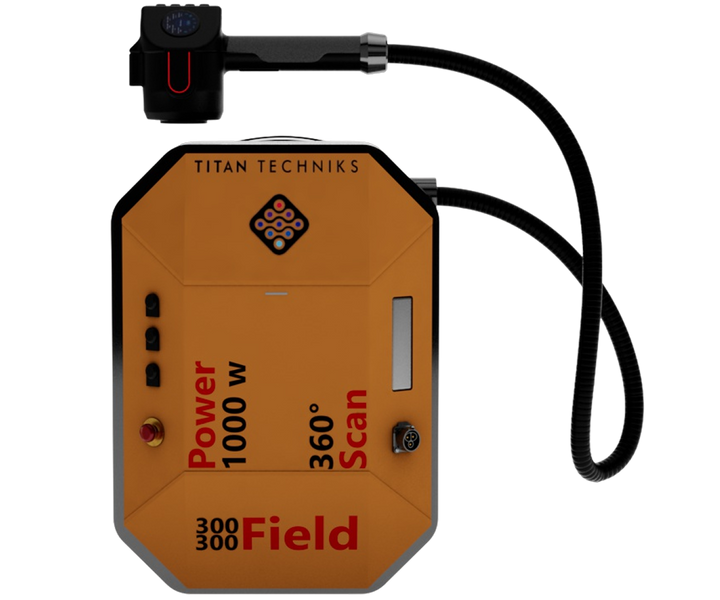 Mobile backpack laser rust remover for rust and paint removal TLPCB-1000W-3030-220V Titan Techniks 1000 W, 220 V