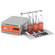 Membrane dispenser apparatus 4 pumps 20 - 17000 ml TTELM-4/20-17000/220/690 with electric control for production