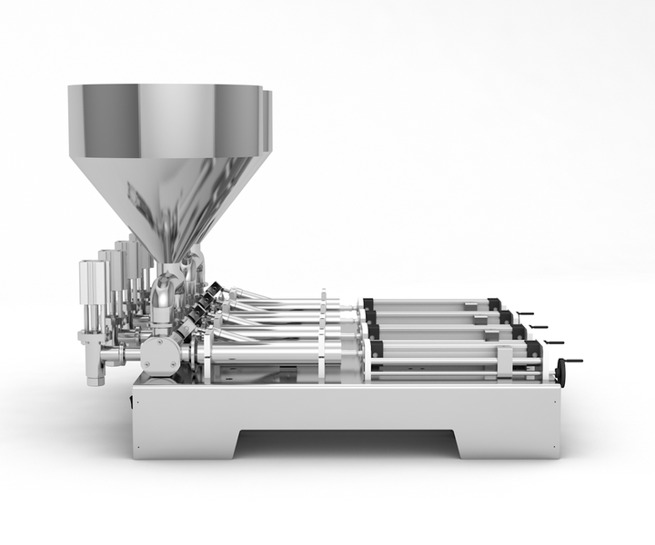 Machine for dosing mechanic liquids 30 - 300 ml four-piston TTPF-4/30-300/BV30-Н pneumatic Titan Dispenser