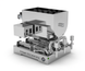Dosing unit pastes 20 - 200 ml triple-piston TTPF-3/20-200/BG80-MH pneumatic Titan Dispenser