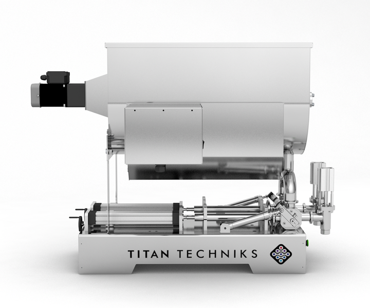 Industriespender f&uuml;r Lebensmittel 5 - 50 ml Doppelkolben TTPF-2/5-50/BG80-MH pneumatisch Titan-Spender TTPF-2/5-50/BG80-MH фото