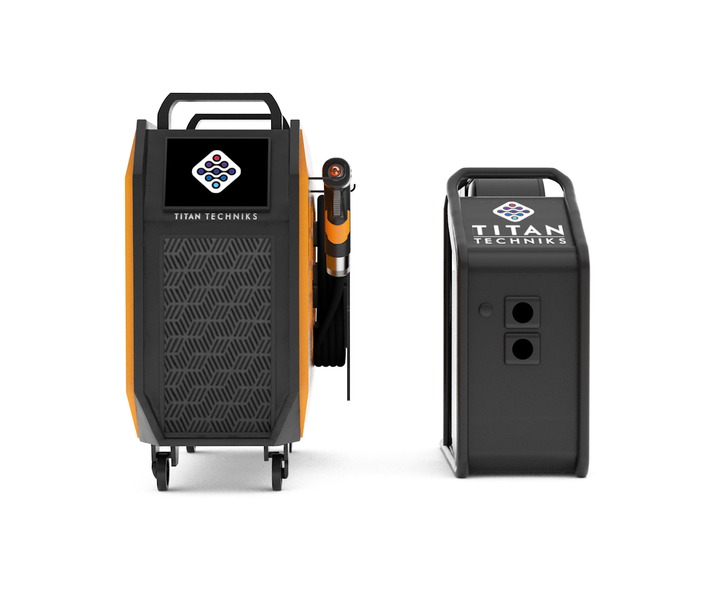 Універсальне TLW-1000W-BUSINESS F4 обладнання для лазерного зварювання Титан Технікс ZigZag 1 кВт для зварювання різання очищення зварювального шва нержавіючої сталі та нержавіючої сталі 1000 Вт на 220 В TLW-1000W-BUSINESS-F4CW-P2-220 фото