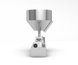 Piston liquid dispenser 150-1500 ml single-piston TTPF-1/150-1500/BG80-MH pneumatic Titan Dispenser