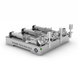 Dosieranlage f&uuml;r Lebensmittel 5 - 50 ml Dreikolben TTPF-3/5-50 pneumatisch Titan-Spender TTPF-3/5-50 фото 1