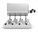 Kolben-Dosierstation 5&ndash;50 ml, pneumatischer Vierkolben-Dosierer TTPF-4/5-50/BV30-M Titan Dispenser TTPF-4/5-50/BG80-M фото 4