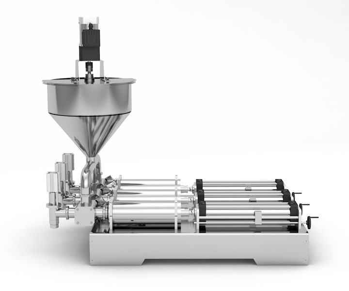 Kolben-Pr&auml;zisionsdosiersystem f&uuml;r Lebensmittel 150&ndash;1500 ml, Dreikolben-Titan-Dispenser TTPF-3/200-2000/BV50-M TTPF-3/200-2000/BV30-M фото