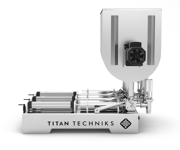 Piston drug dispensing unit 50 - 750 ml three-piston TTPF-3/50-750/BV30-M pneumatic Titan Dispenser