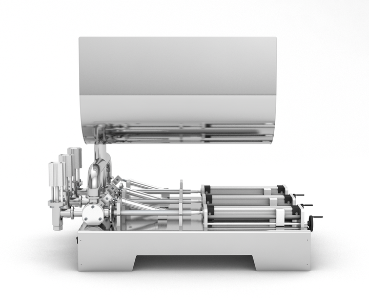 Dosierstation technisch 5 - 50 ml Dreikolben TTPF-3/5-50/BG80 pneumatisch Titan-Spender TTPF-3/5-50/BG80 фото