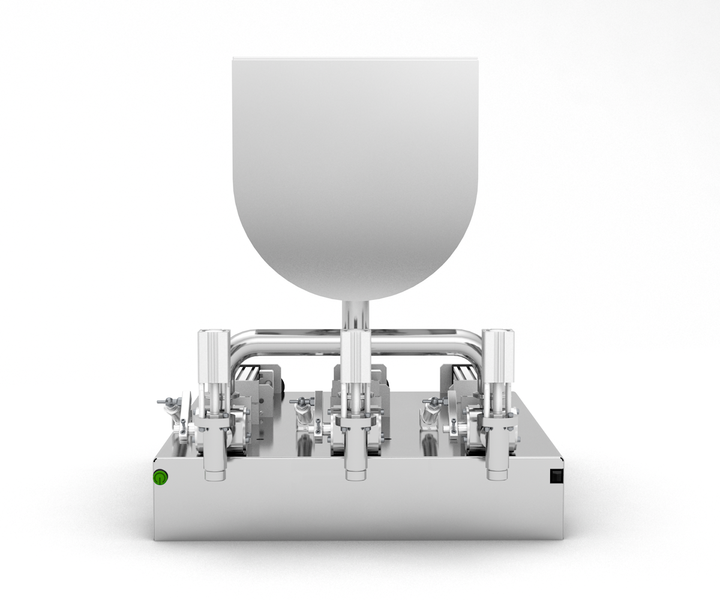 Dosierstation technisch 5 - 50 ml Dreikolben TTPF-3/5-50/BG80 pneumatisch Titan-Spender TTPF-3/5-50/BG80 фото