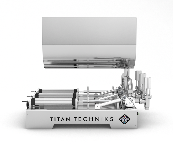 Dosierstation technisch 5 - 50 ml Dreikolben TTPF-3/5-50/BG80 pneumatisch Titan-Spender TTPF-3/5-50/BG80 фото