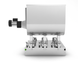 Piston drug dispensing unit 50 - 750 ml three-piston TTPF-3/50-750/BV30-M pneumatic Titan Dispenser