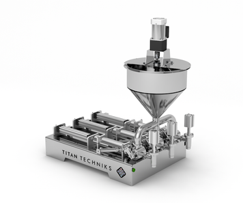 Поршневая установка дозирования медикаментов 50 - 750 мл трехпоршневой TTPF-3/50-750/BV30-М пневматический Titan Dispenser TTPF-3/50-750/BV30-M фото
