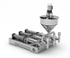 Piston precision dosing system food 150 - 1500 ml triple-piston TTPF-3/200-2000/BV50-М pneumatic Titan Dispenser