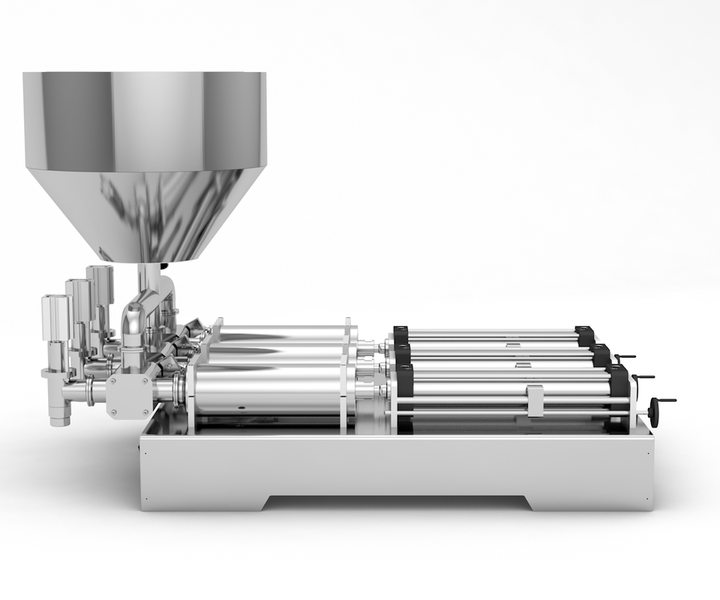 Lebensmitteldosierger&auml;t 150&ndash;1500 ml, pneumatischer Dreikolben-Titan-Dispenser TTPF-3/200-2000/BG80-MH TTPF-3/200-2000/BV30-H фото