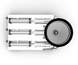 Lebensmitteldosierger&auml;t 150&ndash;1500 ml, pneumatischer Dreikolben-Titan-Dispenser TTPF-3/200-2000/BG80-MH TTPF-3/200-2000/BV30-H фото 6